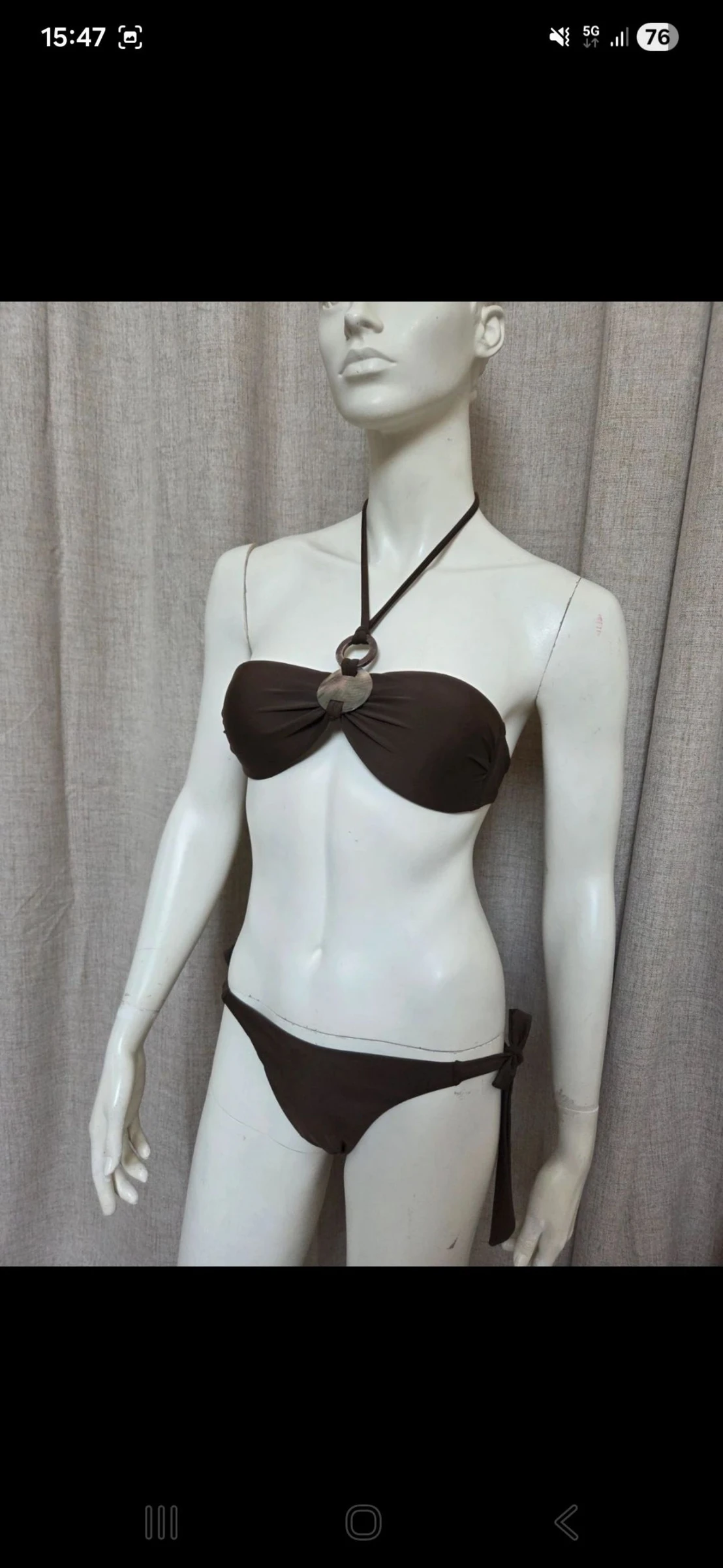Bruine strandjurk en badpak maat 36 – photo 2